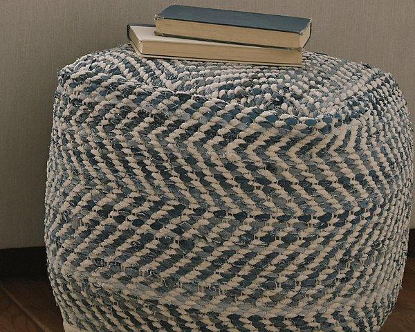 Chevron Pouf Hot on Sale