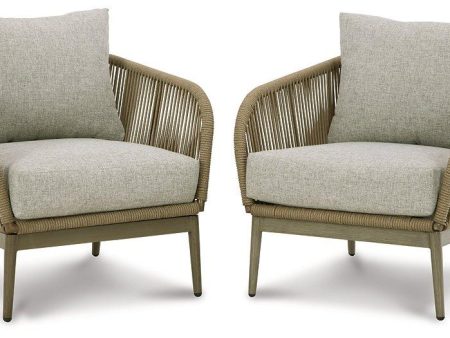 Swiss Valley Lounge Chair with Cushion (Set of 2) Fashion