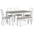 Stonehollow Dining Table and Chairs with Bench (Set of 6) Supply