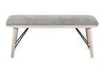 Crown Mark White Sands Bench in Cream Grey 2132-BENCH Discount