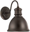 13 H Signature 1-Light Outdoor Wall Lantern Old Bronze on Sale