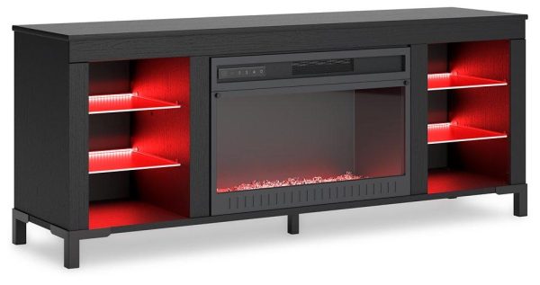 Cayberry 3-Piece Entertainment Center with Electric Fireplace Fashion