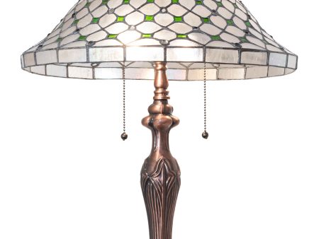 23  High Diamond & Jewel Recurve Table Lamp For Cheap