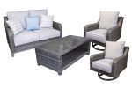 Elite Park Outdoor Loveseat, Lounge Chairs and Cocktail Table Online