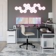 Dorrinson Home Office L-Desk with Storage Discount