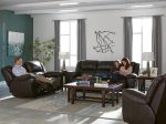 Catnapper Furniture Transformer II Power Ultimate Sofa with 3 Recliners and Drop Down Table in Chocolate Supply