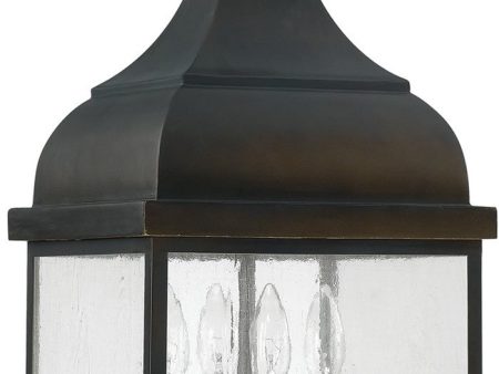 11 W Westridge 4-Light Outdoor Hanging Lantern Rain or Shine - Old Bronze Discount