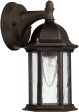 10 H Main Street 1-Light Outdoor Wall Lantern Rain or Shine - Old Bronze Online Hot Sale