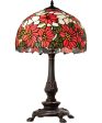 26  High Poinsettia Table Lamp Supply