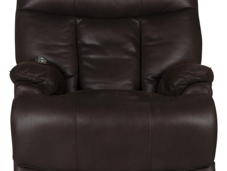 Anders Power Lay Flat Recliner with Power Headrest, Power Lumbar, Heat & Massage and Extension Footrest Hot on Sale