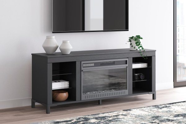 Cayberry 3-Piece Entertainment Center with Electric Fireplace Fashion