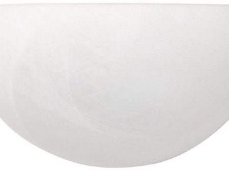 10 W Capital Sconces 1-Light Sconce with  Alabaster Glass Matte White For Discount