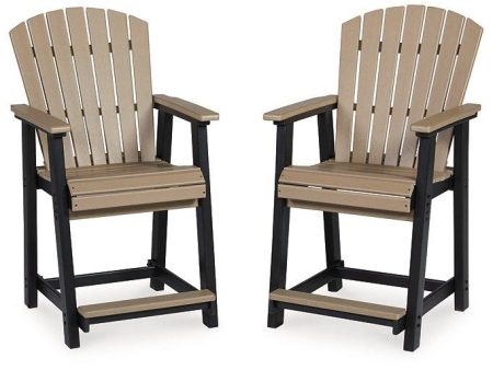 Fairen Trail Outdoor Counter Height Bar Stool (Set of 2) For Discount