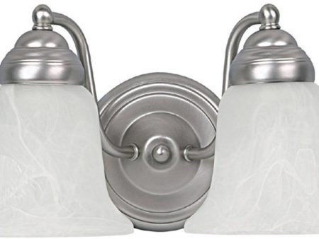 11 W Capital Vanities 2-Light Bath Vanity Matte Nickel on Sale