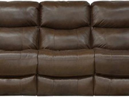 Catnapper Ceretti Power Reclining Sofa in Brown Online Hot Sale