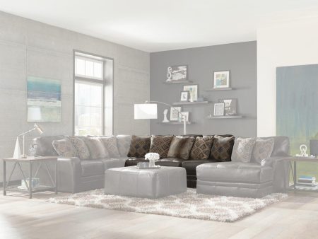 Jackson Furniture Denali Armless Sofa in Steel 4378-30 Online now