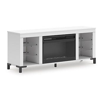 Brollevi 60  TV Stand with Electric Fireplace Online