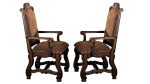 Crown Mark Neo Renaissance Dining Arm Chair in Warm Brown (Set of 2) 2401A Sale