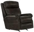 Vito Leather Power Rocker Recliner with Power Adjustable Headrest and Lumbar and CR3 Therapeutic Massage Sale