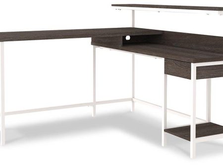 Dorrinson Home Office L-Desk with Storage Discount