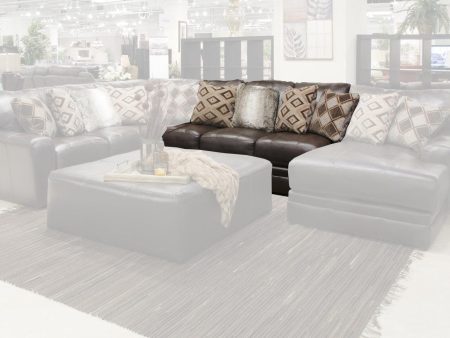 Jackson Furniture Denali Armless Sofa in Chocolate 4378-30 Online Hot Sale