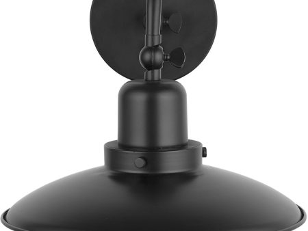 1-Light Sconce In Matte Black Hot on Sale