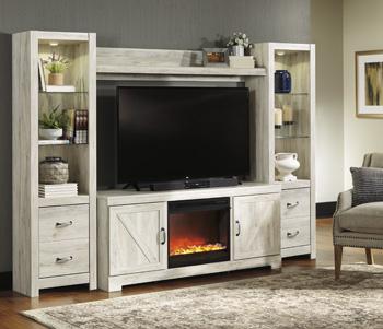 Bellaby 4-Piece Entertainment Center with Fireplace on Sale