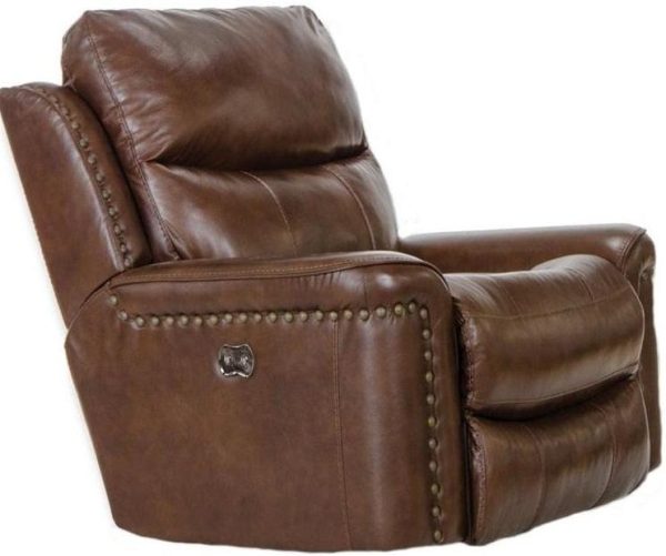 Catnapper Ceretti Power Wall Hugger Recliner in Brown Online Hot Sale