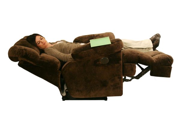 Catnapper Cloud 12 Power Chaise Lay Flat Recliner in Chocolate Online