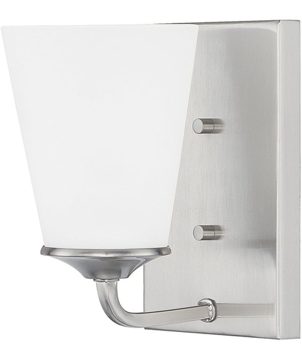 Braylon 1-Light Sconce In Brushed Nickel For Discount