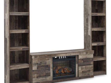 Derekson 3-Piece Entertainment Center with Electric Fireplace Online now