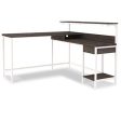 Dorrinson Home Office L-Desk with Storage Discount