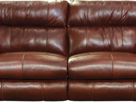 Catnapper Milan Power Lay Flat Reclining Sofa in Walnut 64341 Online Hot Sale