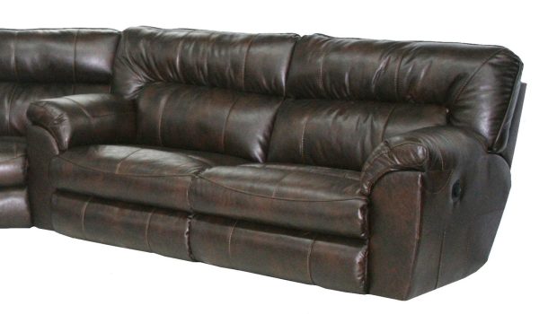 Catnapper Nolan Extra Wide Reclining Sofa in Godiva Discount