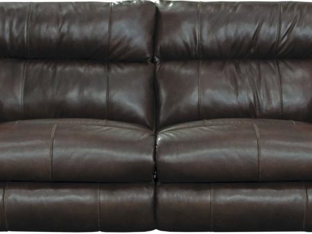 Catnapper Milan Power Lay Flat Reclining Sofa in Chocolate 64341 on Sale