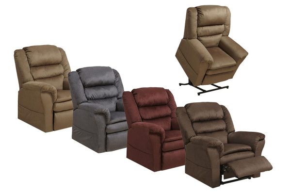 Catnapper Preston Power Lift Recliner in Smoke For Sale