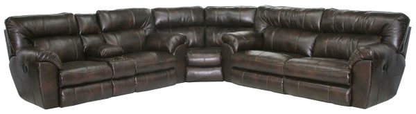 Catnapper Nolan Extra Wide Reclining Sofa in Godiva Discount