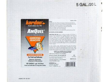 AmQuel Ammonia Remover Water Conditioner 5 Gallons by Kordon Online