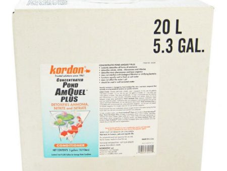 Concentrated Pond AmQuel + 5 Gallons by Kordon For Cheap