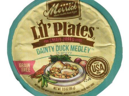 Lil Plates Grain Free Dainty Duck Medley 3.5 oz by Merrick Fashion