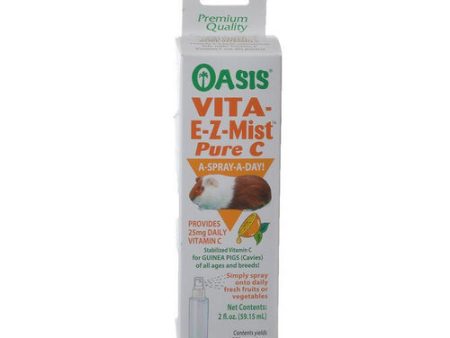 Vita E-Z-Mist Pure C Spray for Guinea Pigs 2 oz (250 Sprays) by Oasis Biocompatible Fashion